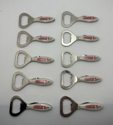 LOTE DE 10 CUCHILLOS COLONIALES VINTAGE CO PROV RI COCA COLA 5 CENTAVOS ABRIDOR DE BOTELLAS NOS Foto 1 de 4