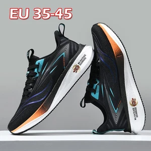 Fashion Sneakers Carbon Fiber Board Running Shoes Lightweight Athletic Shoes - Picture 1 of 30