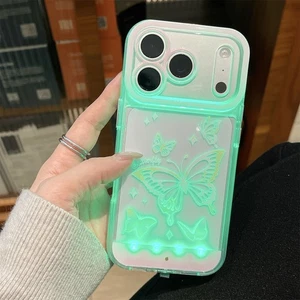 Luminous Light-Up LED Flash Butterfly Case für iPhone 17 16 15 14 13 12 Pro Max - Bild 1 von 15