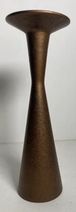 Vintage Royal Haeger Candle Holder 358 Bonze Gold 11" Mid Century Modern Pottery - Picture 1 of 15
