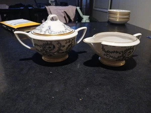 Royal Cathay China - Buckingham - Sugar Bowl And Creamer" Excellent Cond Set - Picture 1 of 10