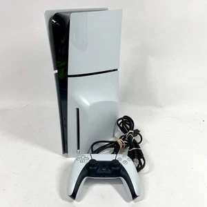 Sony PlayStation 5 Slim Digital Edition PS5 1TB White Console Gaming System - Picture 1 of 8