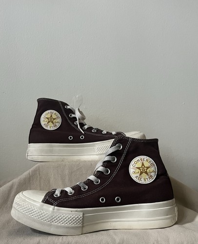 CONVERSE CHUCK TAYLOR ALL STAR Piattaforma di sollevamento alte W8 M6 Marrone