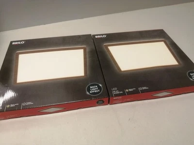 2er set  BRILONER - LED Deckenlampe mit indirektem Licht, flach, warmweißes Lich - Bild 1 von 4
