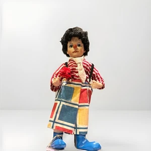 Casa de muñecas Schmid 1985 vintage muñeca payaso triste musical edición limitada 124/750 - Imagen 1 de 8