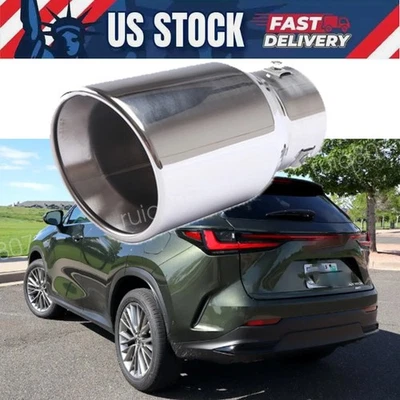 For Lexus NX300 NX200t Exhaust Pipe Tail Muffler Tip Stainless Steel Adjustable - Image 1 of 4