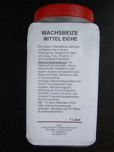 Wachsbeize Mitteleiche 8049 2 in 1 verdünnbar-mischbar im 1 Liter Gebinde - Bild 1 von 1