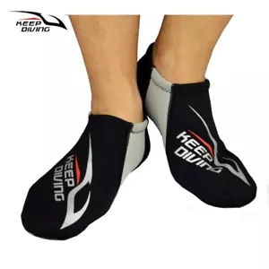 3MM Neoprene Colorful Diving Socks Draughty Beach Shoes Snorkeling Non-slip - Picture 1 of 31