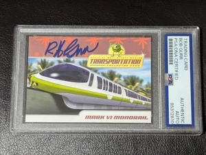 Bob Gurr Autogramm Walt Disney Monorail Creator PSA DNA signed Walt Disney Karte - Bild 1 von 3