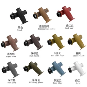 Universal 25mm Handle Grip Motorcycle Handlebar Grip Dirt Pit Bike For Honda BMW - Picture 1 of 23