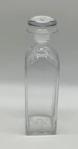 Jarra Woodbury Spirit cuadrada transparente firmada Simon Pearce 28 OZ con tapón - Imagen 1 de 20