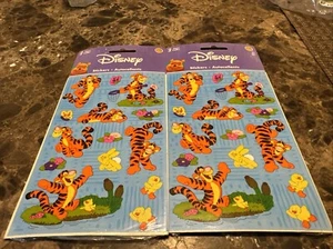 SandyLion Lot 2 Sheets Brand New Package Winnie the Pooh Tigger Disney Stickers - Picture 1 of 3