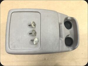 💥92 93 94 95 96 Ford F150 F250 Bronco Center Floor Console Cup Holder Beige