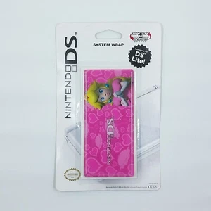 Nintendo DS Lite Princess Peach System Wrap Peel & Stick Vinyl Puffy Decal - Picture 1 of 2