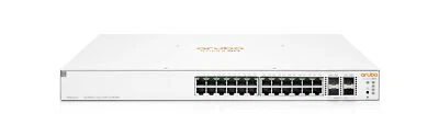 Aruba Instant On 1930 24-Port Gb Ethernet 24x 1G PoE (195W), 4X 1G/10G SFP+, ... - Image 1 of 4