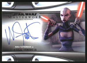 2021 Star Wars Masterwork Autographs #MWANF Nika Futterman as Asajj Ventress