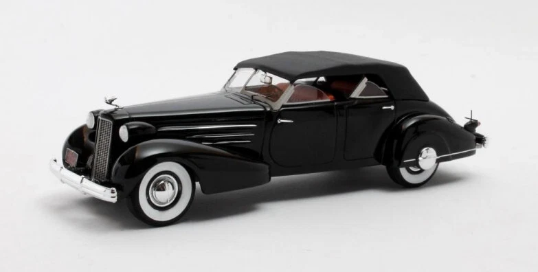 MX50301-102 CADILLAC V-16 Doble Capucha Sport Pheaton Negro 1937 1/43 Matrix Foto 1 de 1