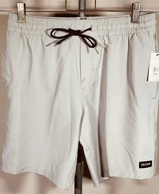 Volcom Men's Hybrid Swim Trunks Gray Size Small New with Tags MSRP $45.00 - Image 1 of 4