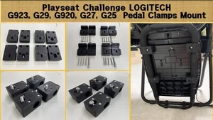 Playseat Challenge Logitech G923, G29, G920, G27, G25 Pedal Clamp Mount - Picture 1 of 6