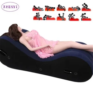 Toughage Sex Sofa W/ Bondage Support Portable Bed Helpful Sexual Posture Cushion - Picture 1 of 24