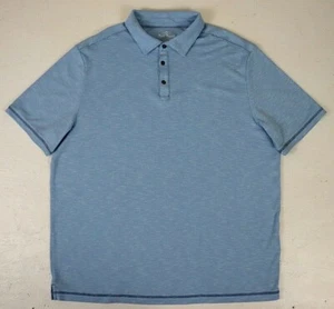 Nat Nast Luxury Originals Polo Shirt 2XL Blue 3 Button Short Sleeve - Picture 1 of 7
