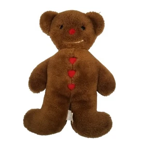 Vintage Teddy Bear Gingerbread Plush North American Bear Co 1980 Stuffed Animal - Picture 1 of 9