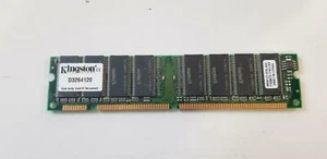 Kingston 256 MB PC100 100 MHz sin ECC sin búfer 168P DIMM D3264120 9905121-026 - Imagen 1 de 2