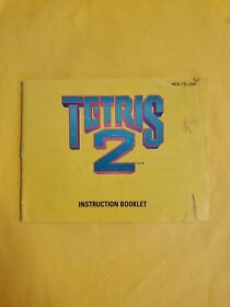 Tetris 2 - Nintendo NES - Manual Only - Instruction Booklet 