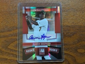 2010 (ATHLETICS) Donruss Elite Extra Edition #181 Aaron Shipman 153/701 Auto