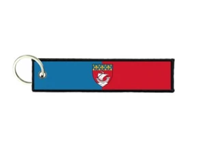 Port cles clef cle homme femme tissu brode imprime drapeau paris ile de france - Imagen 1 de 1