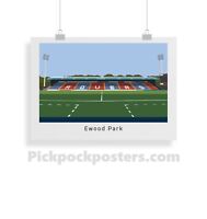 Blackburn Rovers FC Ewood Park BRFC Home.Ground.Prints Wall Art Graphic Design Football Stadium Gift Print Collection