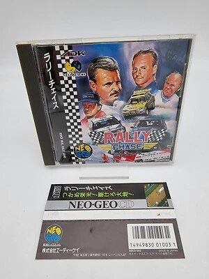 Rally Chase Spine Card neo geo CD Japan Used Tested - Image 1 of 4