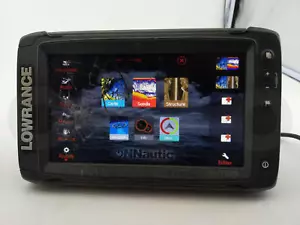 Lowrance Elite 9 Ti Boot Kartenplotter GPS FISHFINDER 9" DISPLAY HEAD UNIT BILDSCHIRM - Bild 1 von 7