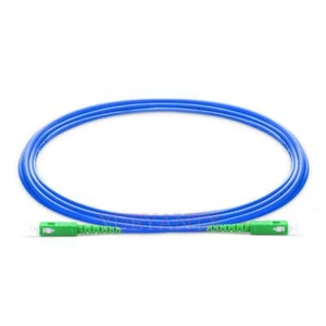 40m SC APC to SC APC Simplex Single Mode Armored PVC Fiber Patch Cord Cable - Picture 1 of 5