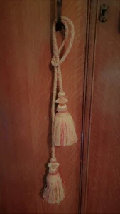 KORALLE GOLDEN DEKORATIVE QUASTE VORHANG TIEBACK Designer Wohndeko - Bild 1 von 4