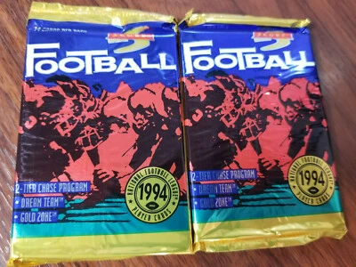 1994 Score Football (2x) 14 card pack lots = 28 cards!! Full checklist within - Image 1 of 2
