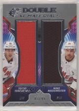 2020 SPx Double XL Duos Materials Tier 1 /99 Teuvo Teravainen Nino Niederreiter