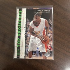 2003-04 UD Top Prospects LeBron James RC #60