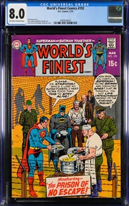 WORLD'S FINEST 192 CGC 8.0 BATMAN SUPERMAN ROBIN FIRST COL. KOSLOV CPR CANDIDATE - Picture 1 of 6