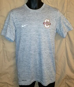 Charleston Cougers Gray Nike Dri-Fit Polyester Workout T-Shirt - Mens Small - Picture 1 of 4