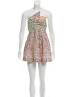 See By Chloe Multi-Color Floral Strapless Dress, Size 2 (US) 34 (FR) 38 (IT) 