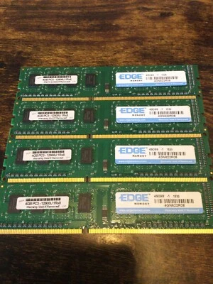 Edge 4GB (4-Sticks / 16gb) PC3-12800 DDR3 1600 Desktop PC Memory RAM 4GN622R08 - Image 1 of 2