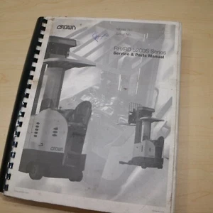 CROWN RR RD 5210 5220 Reach Truck Forklift Service Repair Parts Manual book shop - Picture 1 of 12