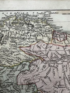 South America continent 1820 C. Smith scarce lovely hand colored map - Picture 1 of 11