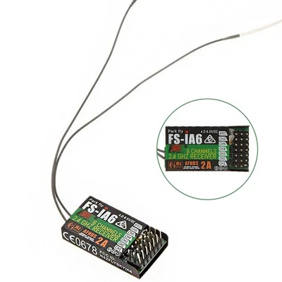 6-Channel DC 4-6.5V FsIa6 2.4GHz LCD Control Remote Receiver For Flysky RC Car - Image 1 of 4