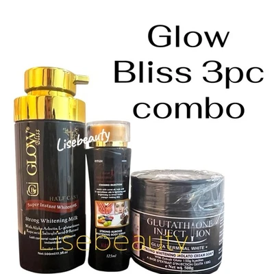 Glow Bliss Super Whitening Milk,Caviar Secret Oil & Glutathione Molato Soap - Image 1 of 3