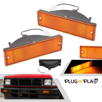 Luz de señal de giro de esquina con marcador lateral para camioneta Nissan D21 Pathfinder 1988-1997 Foto 1 de 4