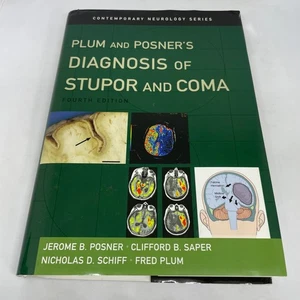 Plum & Posner's Diagnosis of Stupor and Coma 4th Ed Hardcover Saper Schiff - Foto 1 di 4