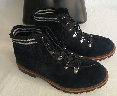 Zapato de Senderismo Tórrido Azul Marino Botín con Cordones Talla 12W Ancho Tejido Detalle Usado en Excelente Condición  Foto 1 de 4