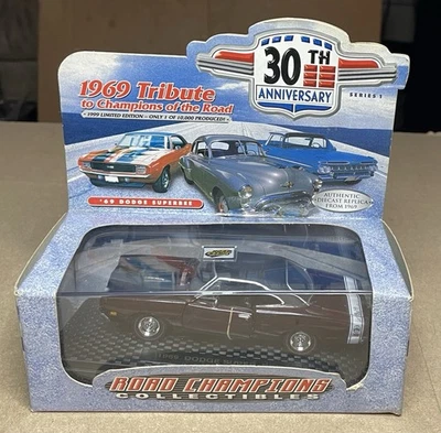 Road Champs 1/43 30th Anniv. 1969 Tribute 1969 Dodge Superbee Diecast - Image 1 of 4